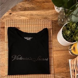 Victoria’s Secret Black Logo Shirt